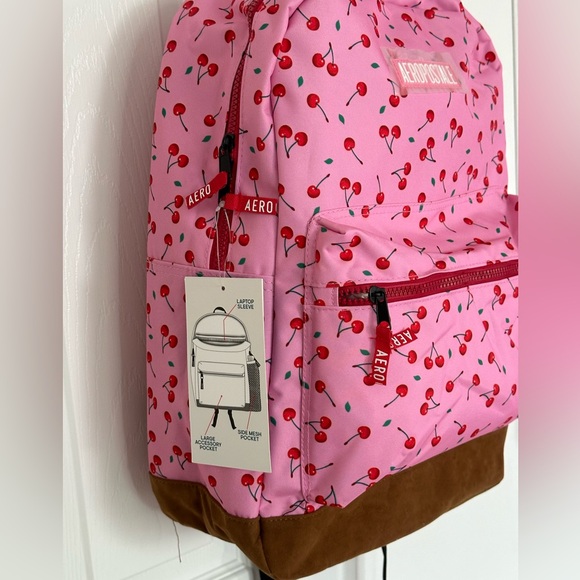 Aeropostale Cherry 🍒 Print BackPack - Picture 2 of 6